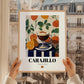 Carajillo – Spanish Coffee, Espresso Bar Print, styled in a charming Paris street view