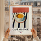 Café Allongé – French Coffee, Book Café Wall Decor, styled in a charming Paris street view