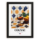 Cognac – French Spirit Drink, Hotel Lobby Art, in sleek black frame