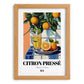 Citron Pressé – French Beverage Drink, Speakeasy Painting, set in oak frame