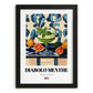 Diabolo Menthe – French Beverage Drink, Beach Bar Poster, in sleek black frame