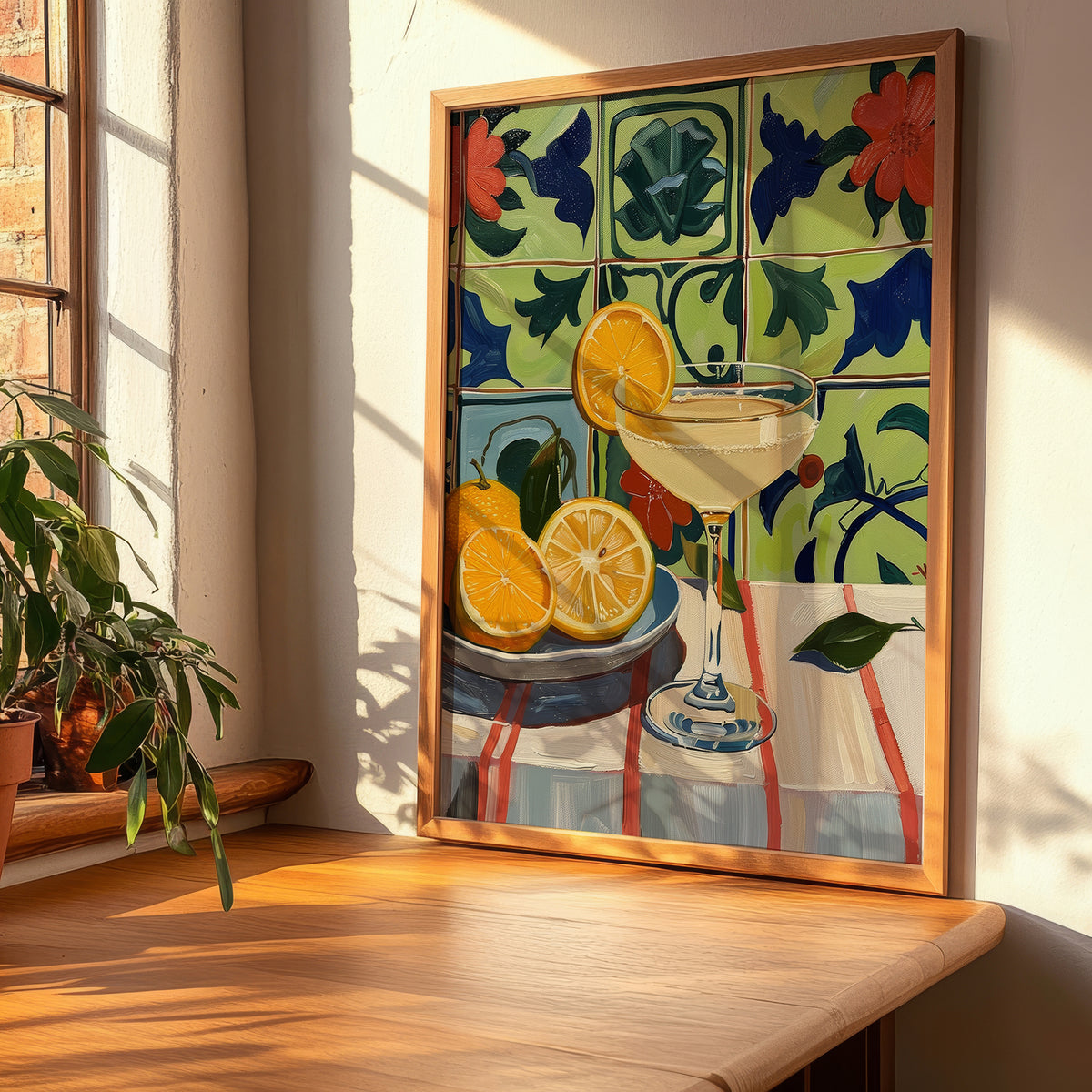 French 75 – French Cocktail Drink, Beach Bar Art, clean layout with no caption