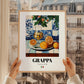 Grappa – Italian Spirit Drink, Cocktail Lounge Wall Art, styled in a charming Paris street view