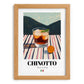 Chinotto – Italian Beverage Drink, Cocktail Lounge Poster, set in oak frame