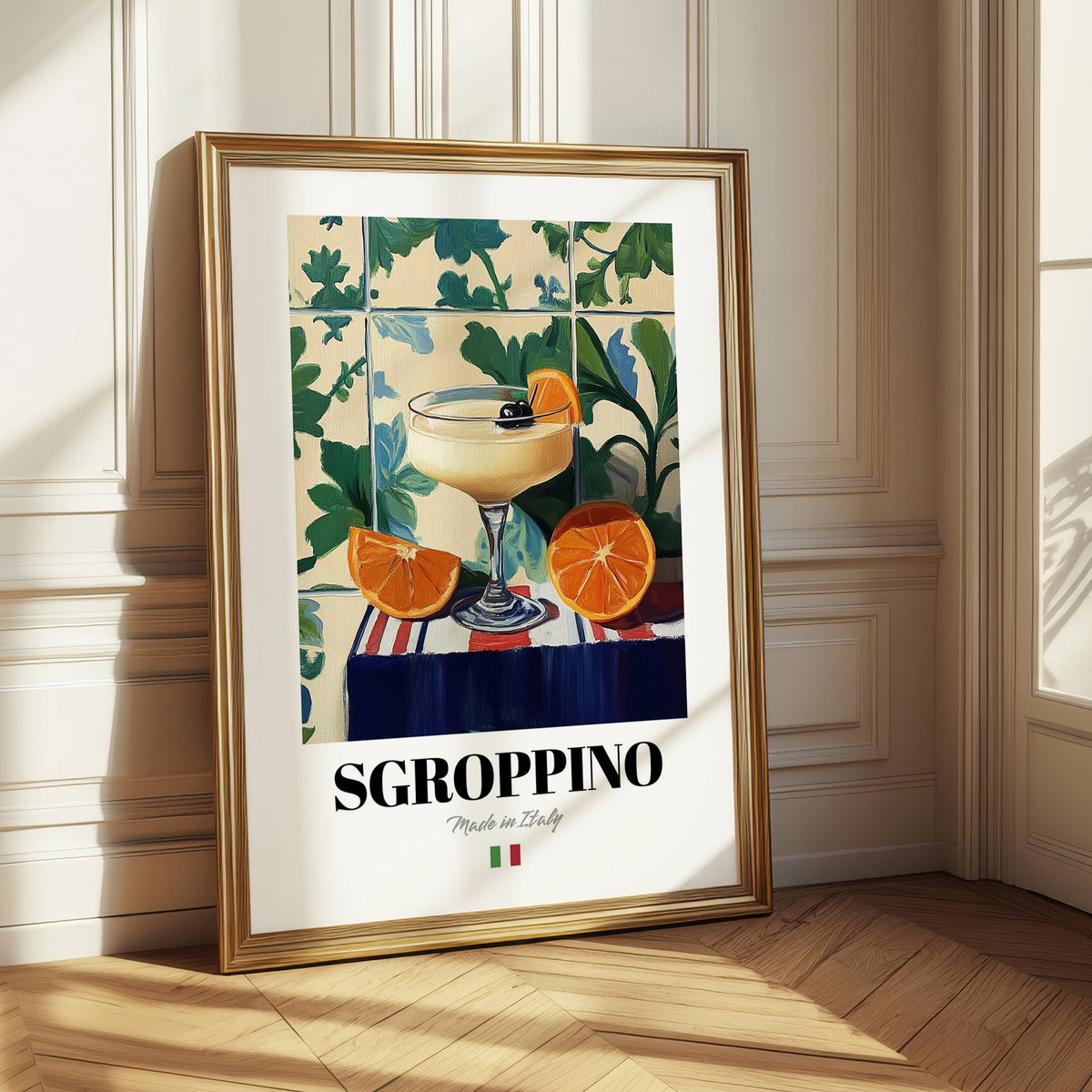Sgroppino – Italian Cocktail Drink, Beach Bar Print