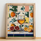 Vermut Bianco – Italian Coffee, Coffeehouse Wall Art, no-text version framed in wood