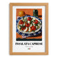 Insalata Caprese – Italian Salad Dish, Café Poster, set in oak frame