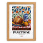 Panettone – Italian Bread Dish, Restaurant Wall Art, set in oak frame