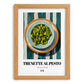 Trenette al Pesto – Italian Pasta, Osteria Poster, set in oak frame