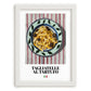 Tagliatelle al Tartufo – Italian Pasta, Osteria Poster, placed in minimal white frame