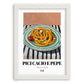 Pici Cacio e Pepe – Italian Pasta, Ristorante Poster, placed in minimal white frame