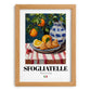 Sfogliatelle – Italian Pastry Dish, Café Poster, set in oak frame