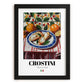 Crostini – Italian Snack Dish, Restaurant Print, in sleek black frame