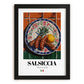 Salsiccia – Italian Meat Dish, Food Bar Still Life, in sleek black frame