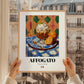 Affogato – Italian Dessert Dish, Tavern Print, styled in a charming Paris street view