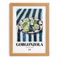 Gorgonzola – Italian Cheese Dish, Café Poster, set in oak frame