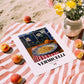 Vermicelli – Italian Pasta, Osteria Wall Art, unframed on coastal sand