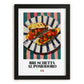 Bruschetta al pomodoro – Italian Snack Dish, Café Art, in sleek black frame