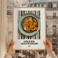 Linguine allo scoglio – Italian Pasta, Ristorante Poster, styled in a charming Paris street view