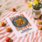 Linguine allo scoglio – Italian Pasta, Restaurant Wall Decor, unframed on coastal sand