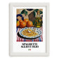 Spaghetti aglio e olio – Italian Pasta, Osteria Wall Art, placed in minimal white frame