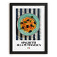 Spaghetti alla Puttanesca – Italian Pasta, Trattoria Print, in sleek black frame