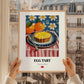 Egg Tart (Dàn Tǎ) – Art, Chinese Dessert Wall Decor, styled in a charming Paris street view