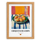 Croquetas de Jamón – Oil Painting, Spanish Food Art, set in oak frame