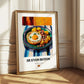 Huevos Rotos – Colorful Oil Painting, Spanish Food Poster