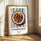 Navarin d’Agneau – on Striped Tablecloth, French Food Wall Art