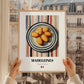 Madeleines – on Striped Tablecloth, French French Pastry Wall Decor, styled in a charming Paris street view