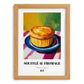 Soufflé au Fromage – Art, French Food Painting, set in oak frame