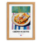 Crêpes Suzette – Art, French French Dessert Painting, set in oak frame