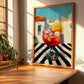 Tinto De Verano – Spanish Café on the Corner, Spanish Cocktail Illustration, clean layout with no caption