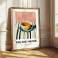 Tsai Tou Vounou Beverage – on Striped Tablecloth, Greek Beverage Still Life