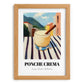Ponche Crema – Venezuelan Outdoor Café Scene, Venezuelan Spirit Still Life, set in oak frame