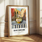 Avocado Oil – Italian Street Café Scene, Dry Goods Wall Art