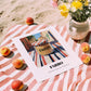 Farro – Italian Café on the Corner, Grocery Illustration, unframed on coastal sand