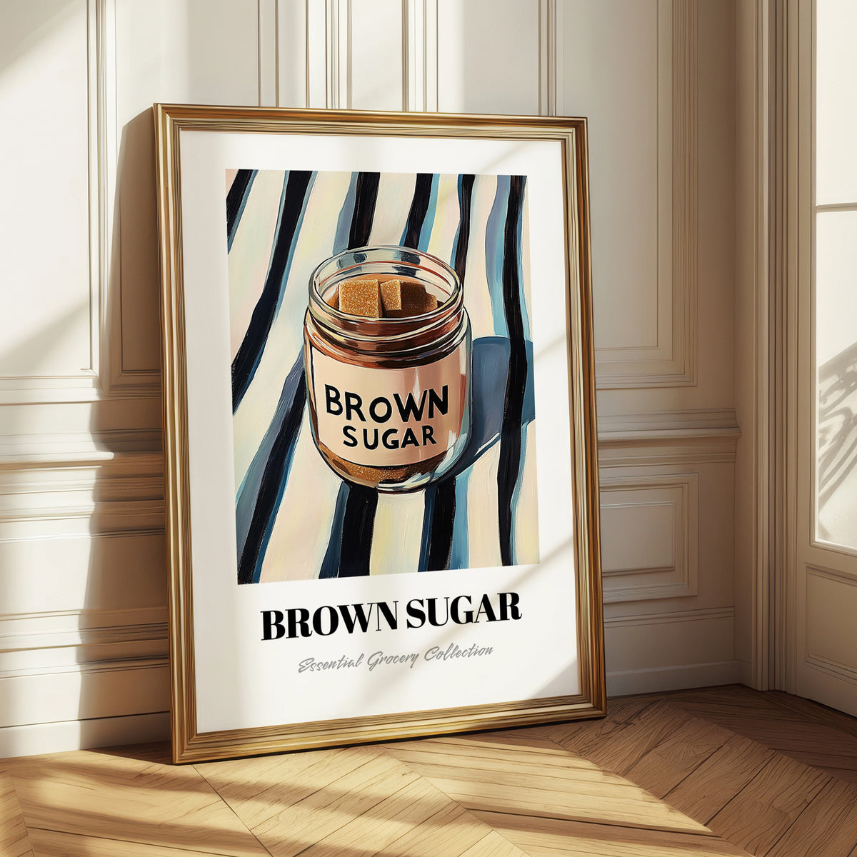 Brown Sugar – on Striped Tablecloth, Sweetener Painting