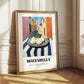 Mozzarella – Italian Urban Café Scene, Cheese Poster