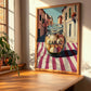 Pickled Garlic – Italian Urban Café Scene, Canned Vegetables Wall Decor, clean layout with no caption