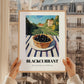 Blackcurrant – Green Valley Landscape, Berries Still Life, styled in a charming Paris street view
