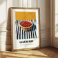 Goji – on Striped Tablecloth, Berries Wall Decor