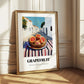 Grapefruit – White village Urban Café Scene, Fruit Wall Art