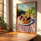 Passion Fruit – Green Valley Landscape, Fruit Print, clean layout with no caption