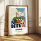 Radish – White village Café on the Corner, Vegetable Poster