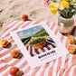 Rosemary – Valley Café Scene, Fresh Herbs Still Life, unframed on coastal sand