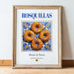 Rosquillas – Spanish Dessert Dish, Food Bar Painting, in wooden frame leaning on the floor