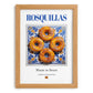 Rosquillas – Spanish Dessert Dish, Food Bar Painting, set in oak frame