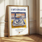 Café con Leche – Spanish Coffee, Street Café Poster